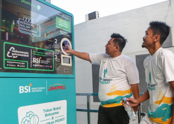 BSI Kumpulkan Lebih dari 5.000 Sampah Botol Plastik di Jogja Marathon 2023