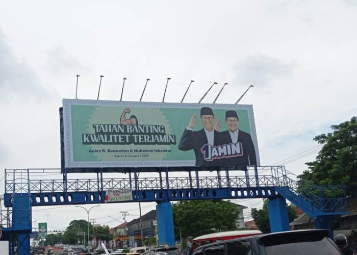 Ramai Billboard Kampanye Amin Bernarasi Segar Bermunculan di Palembang 
