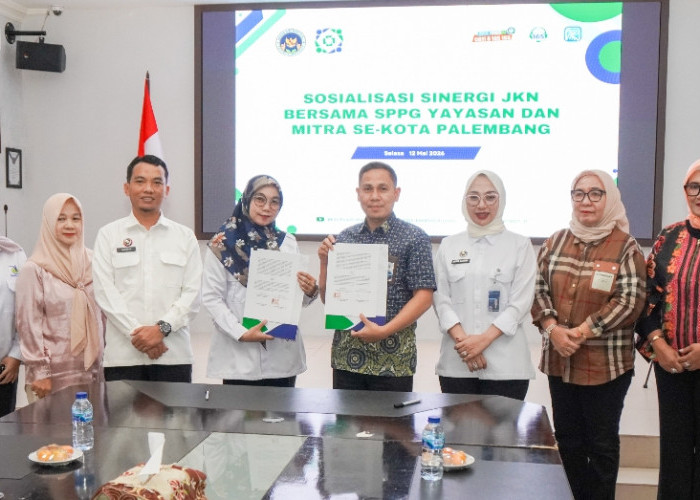 BPJS Kesehatan Palembang Kerja Sama Yayasan Vieki Indira Sriwijaya Lindungi Relawan MBG via Program JKN