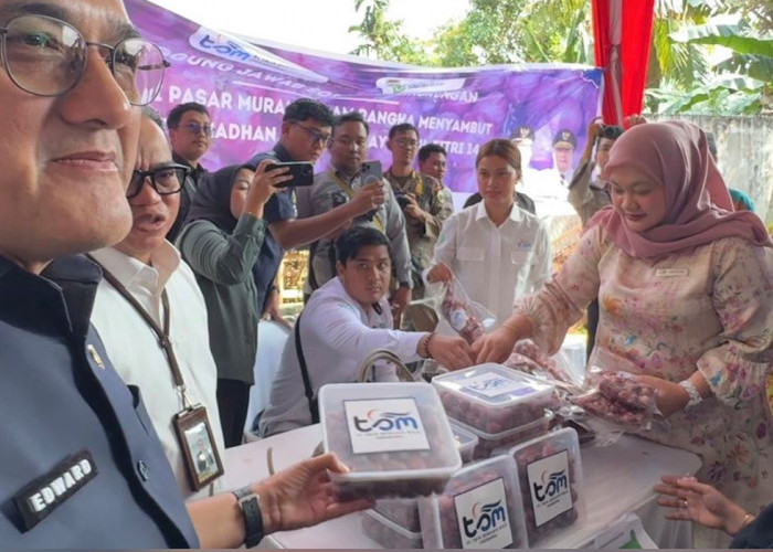 Bantu Masyarakat, PT Tirta Sriwijaya Maju Ikut Gelar Pasar Murah