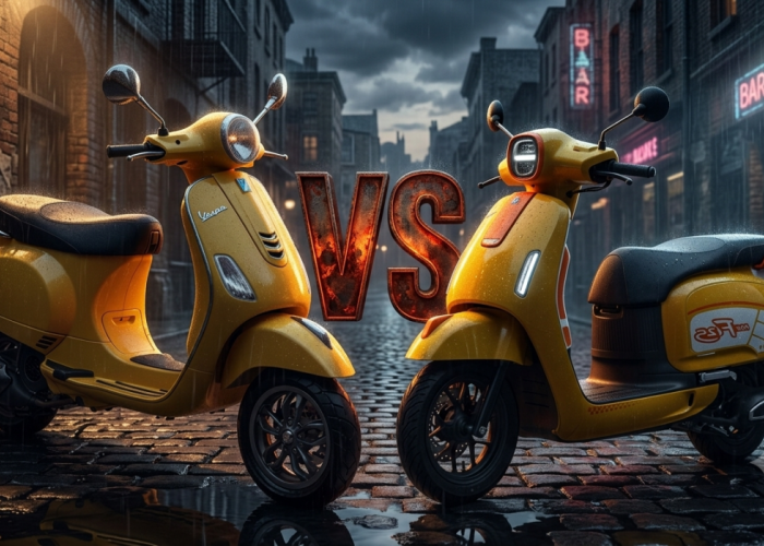 Beda Honda F125 dengan Vespa LX125, Tampilan Mirip Tapi Harga Lebih Murah