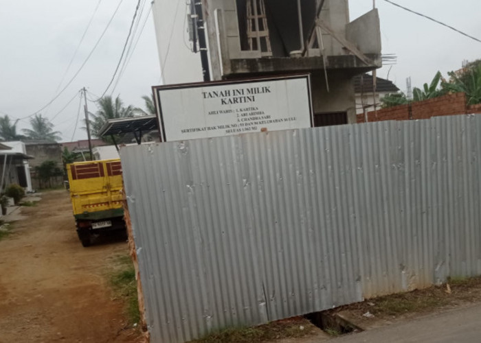 Pemilik Tanah Tutup Akses Warga Perumahan Najwa Residence 2, Kesal Tak Kunjung Dilunasi Developer