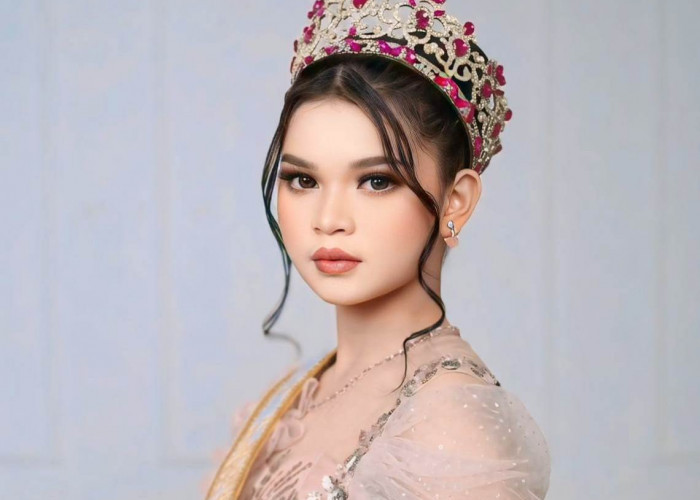 Zaskya Aprilia, 1st Runner-Up Puteri Pertiwi Indonesia Junior 2026, Saingan Terberat Itu Kalahkan Diri Sendiri