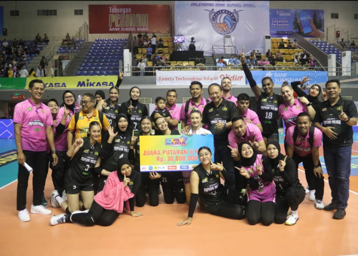 PLN Mobile Proliga 2025, Popsivo Polwan Juara Putaran Kedua Usai Kalahkan Falcons 3-1, Diberi  Bonus Uang