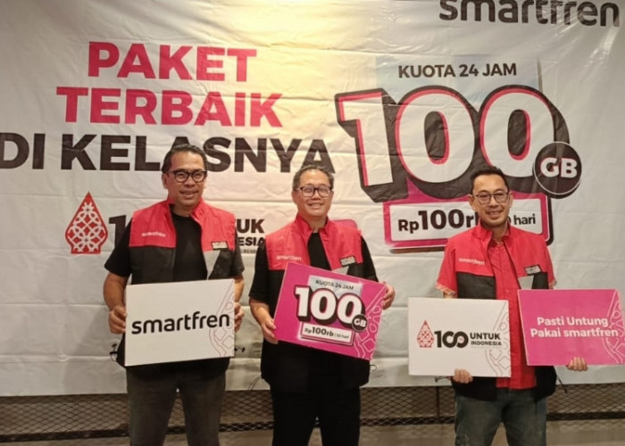 Smartfren Perkenalkan Paket 100 GB Seharga Rp100 Ribu untuk Pelanggan Generasi Digital Sumsel