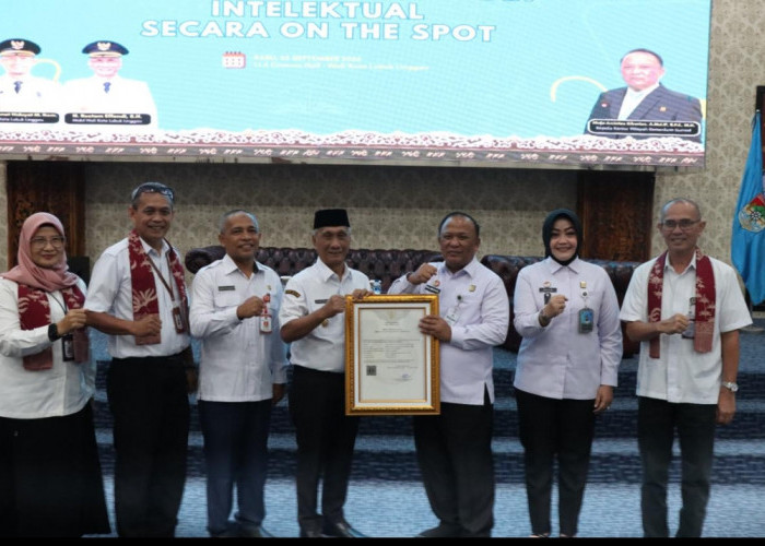 Kemenkum Sumsel Teken PKS 5 OPD Pemkot Lubuk Linggau, Ini Daftar Kekayaan Intelektual Komunalnya