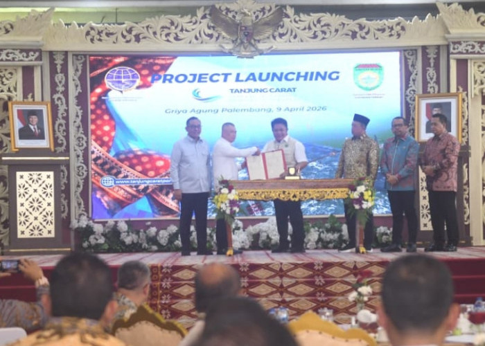 Launching Pelabuhan Tanjung Carat, Herman Deru: Permasalahan Adminstrasi dan Tanah Selesai Hari Ini 