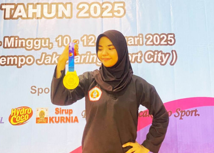 Rintan Desvita Raih Juara 1 Kejuaraan Pencak Silat Piala Rektor II Universitas Bina Darma 2025