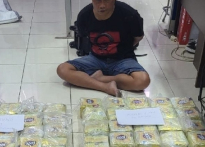 BNN Sumsel Tangkap Nurhasan Tersangka Bawa 115 Kilogram Sabu-sabu di Palembang