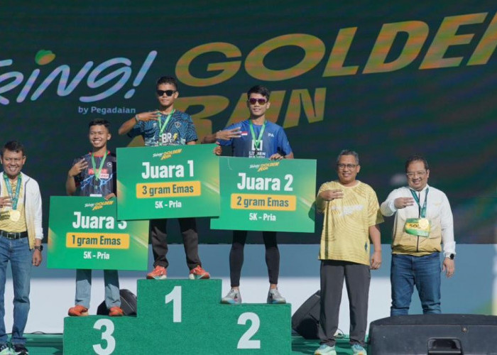 Tring! Golden Run 2026, Pegadaian Salurkan Donasi Rp 1,25 Miliar untuk Atlet Indonesia