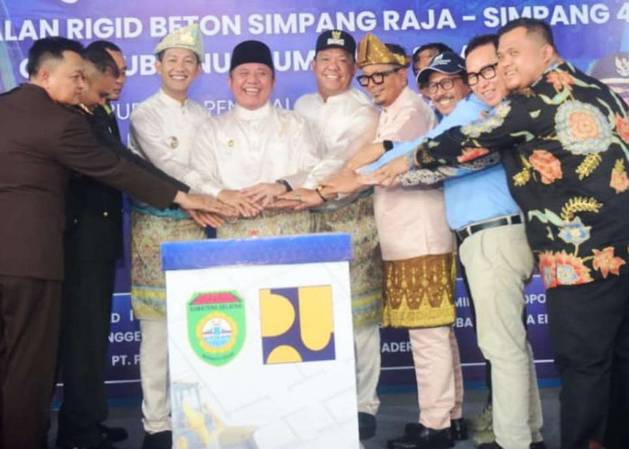 Ground Breaking Jalan di PALI, Gubernur Herman Deru Targetkan Infrastruktur Dorong Segitiga Emas Sumsel