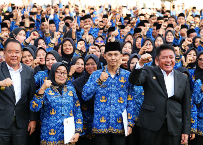 Pemprov Sumsel Kukuhkan 5.990 PPPK Paruh Waktu, Herman Deru: Punya Tangung Jawab Sama Dalam Pelayanan Publik