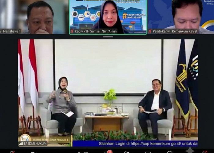 Internalisasi Nilai Pancasila, Kemenkum Sumsel Perkuat Kompetensi dan Integritas ASN