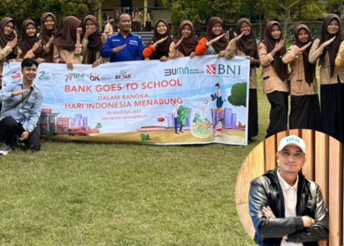 BNI 03 Palembang Dukung KEJAR OJK, Literasi Keuangan Ajak Pelajar Buka Rekening dengan Selfie