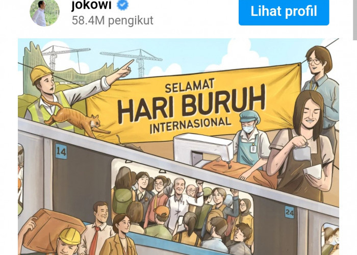 Peringatan Hari Buruh 2024, Jokowi Titipkan Pesan Melalui Instagramnya, Ini Kata Presiden RI kepada Buruh