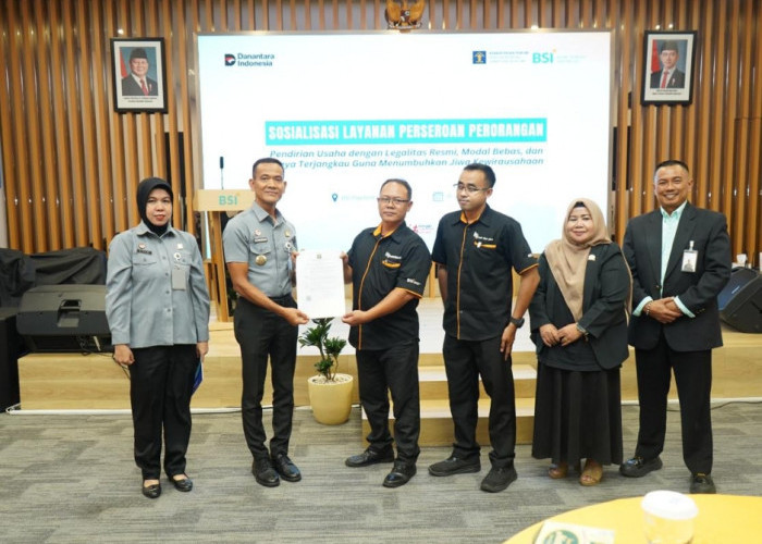 Kanwil Kemenkum Sumsel Kolaborasi BSI RO3 Palembang Sosialisasi Perseroan Perorangan bagi UMKM Mitra
