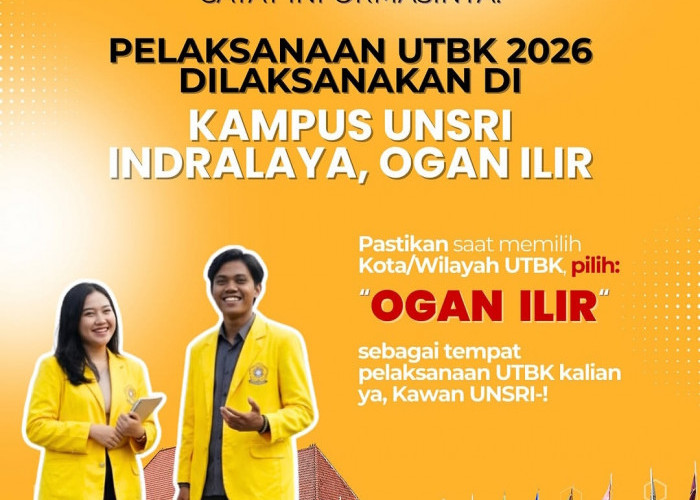 Jadwal SNPMB Unsri 2026: Info Terbaru  UTBK-SNBT, Lokasi Ujian Dipusatkan di Indralaya Ogan Ilir
