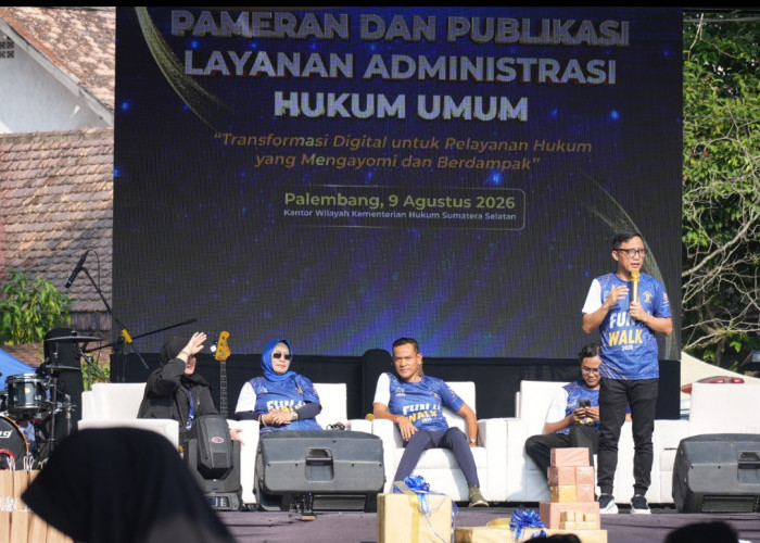 Kemenkum Sumsel Kenalkan Layanan AHU melalui Pameran dan Publikasi di HUT Pengayoman ke-81