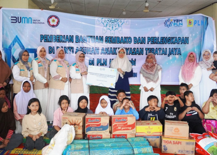 YBM PLN Jambi Berbagi Kebahagiaan Jelang Ramadhan di Rumah Asuhan Umi Ikhlas dan Yayasan Teratai Jaya