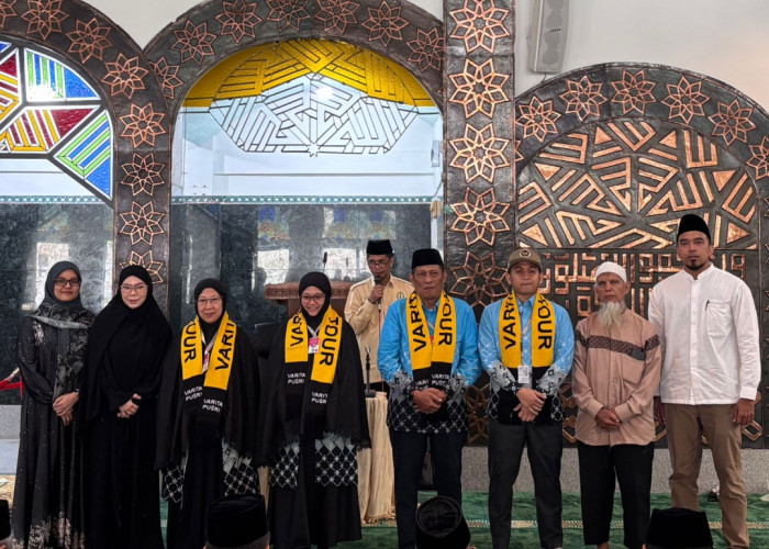 Pusri Berangkatkan 49 Jemaah Haji melalui KBIH Varita Kloter 4 Embarkasi Palembang 