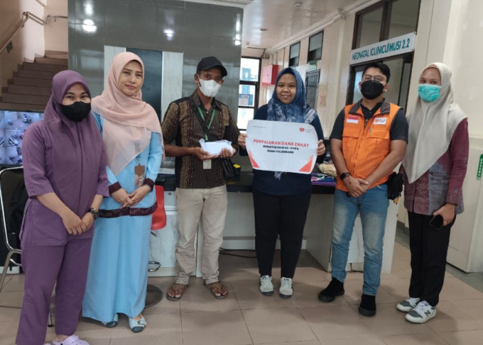 DKM As Syifa RSMH Palembang dan Rumah Zakat Salurkan Bantuan Biaya Perawatan ICU untuk Bayi dari Muara Enim