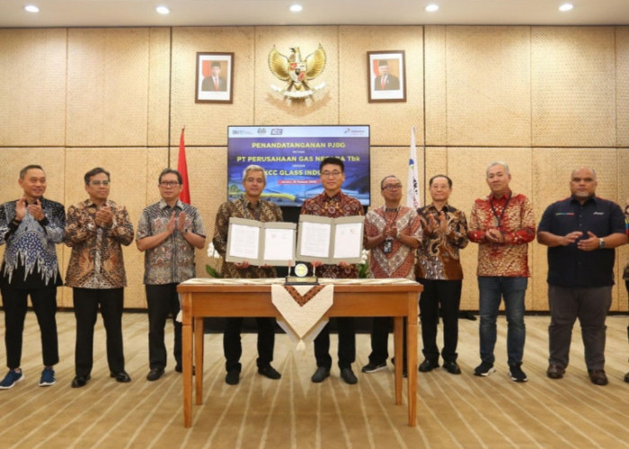 PGN Pasok Gas Bumi ke Industri Kaca KCC Glass Indonesia di KIT Batang