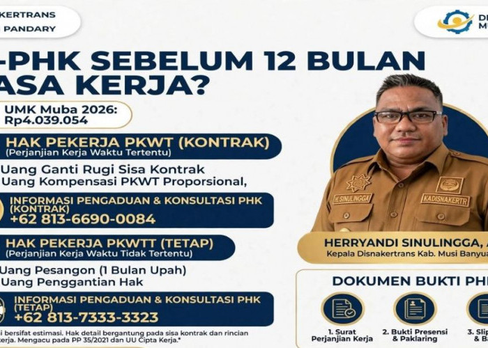 Di-PHK Sebelum 12 Bulan Masa Kerja? Pekerja PKWT dan PKWTT Tetap Berhak Atas Kompensasi Sesuai Aturan