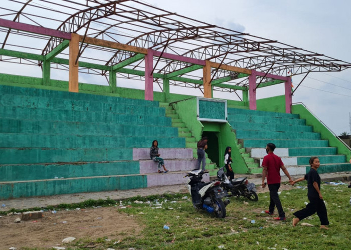 Kondisi GOR Kecamatan Belimbing Muara Enim, Memprihatinkan  dan Tak Terawat