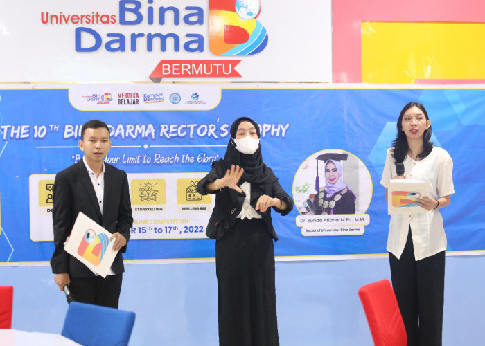 Meriah, Pembukaan The 10Th Bina Darma Rector’s Trophy Asian Online Competition