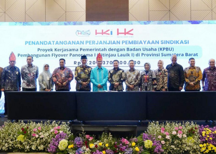 Percepat Pembangunan Infrastruktur di Sumbar, BRI Dukung Pembiayaan  Sindikasi Rp2,2 T Flyover Sitinjau Lauik 