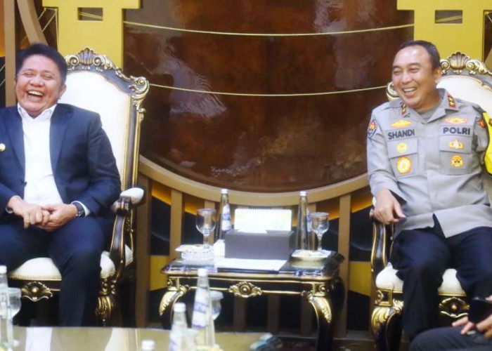 Gubernur Herman Deru Terima Audiensi Kapolda Sumsel, Perkuat Sinergi Keamanan dan Pembangunan Daerah