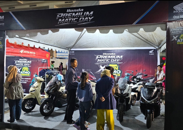 Astra Motor Sumsel Kembali Gelar Honda Premium Matic Day Ramaikan Car Free Night ATMO Palembang