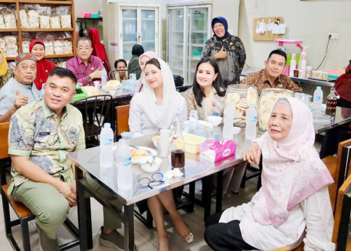 Sekda Palembang Aprizal Hasyim Dampingi Wamen Perdagangan RI Tinjau Pelaku UMKM di Kota Palembang