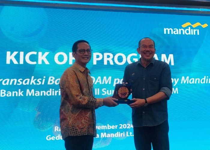 Bayar Tagihan Air Makin Mudah via Livin, Bank Mandiri Resmikan Kerjasama 32 PDAM di Regional II Sumbagsel