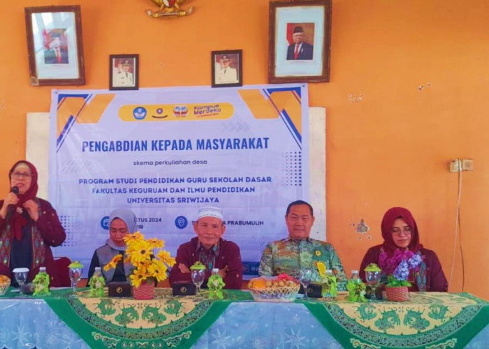 Dosen dan Mahasiswa FKIP PGSD Unsri Gelar Pengabdian Masyarakat di SD Prabumulih Skema Perkuliahan Desa