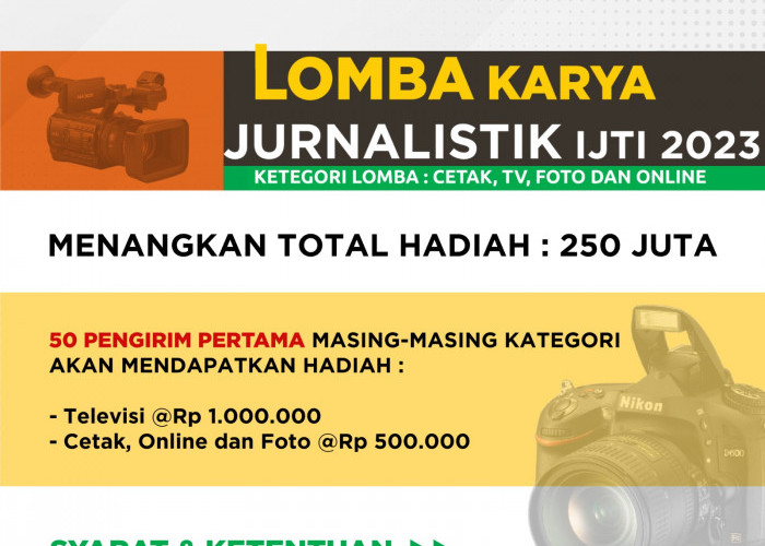 Pegadaian Gelar Lomba Karya Jurnalistik IJTI 2023, Rebut Total Hadiah Rp250 Juta