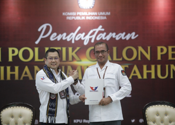 Resmi Daftar ke KPU, Hary Tanoesoedibjo Targetkan Partai Perindo Raih 60 Kursi DPR RI