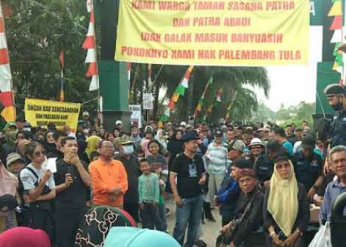 Konflik Tapal Batas Palembang-Banyuasin Kian Panas, 3000 Warga Ancam Golput