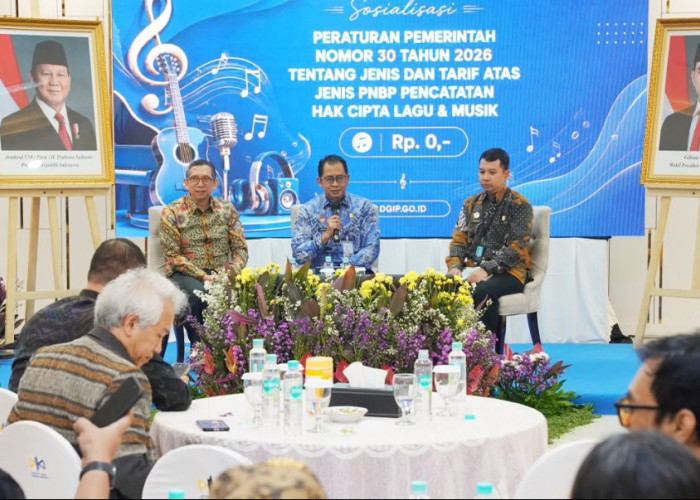 Kemenkum Sumsel Dorong Sosialisasi Penetapan Tarif Rp0 Pencatatan Lagu ke Kementerian dan Perguruan Tinggi