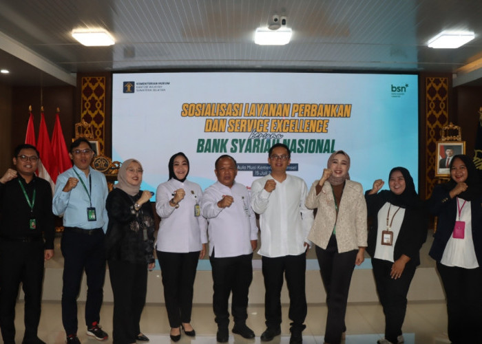 Kakanwil Kemenkum Sumsel Maju Amintas Siburian Dorong Pegawai Terapkan Budaya Pelayanan Prima