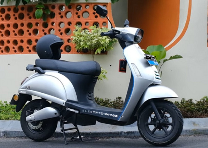 Motor Listrik Mirip Vespa Ini Murah Banget, Cicilan Rp 200 Ribuan Perbulan, Cek Spesifikai Berikut