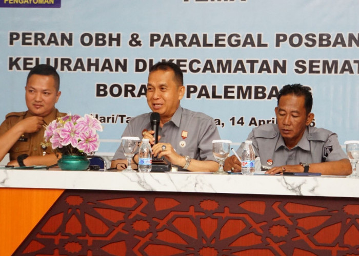 Sosialisasi Peran LBH dan Posbankum, Kemenkum Sumsel Sasar Paralegal di Sematang Borang