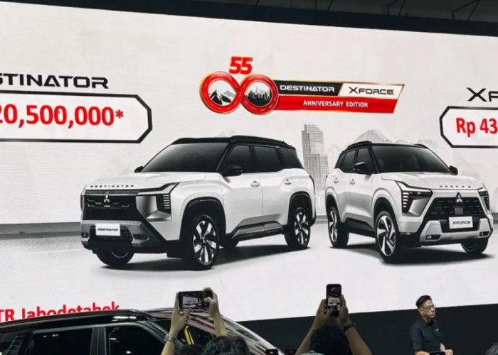 Rayakan 55 Tahun, Mitsubishi Luncurkan X-Force dan Destinator Edisi Spesial