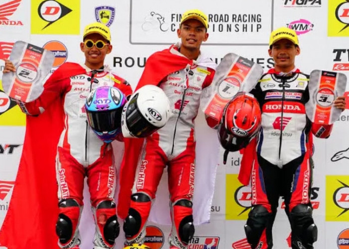 3 Pebalap AHRT Naik Podium ARRC 2024 Kelas AP250 dan SS600 di Pertamina Mandalika International Circuit