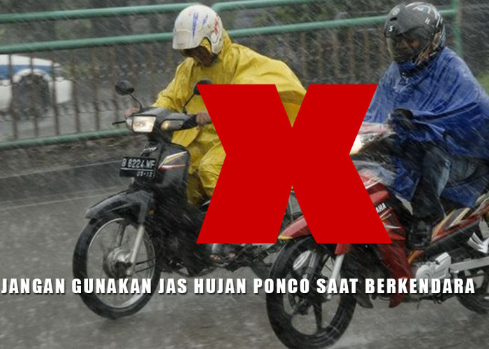 Bahaya! Jangan Pilih Jas Hujan Ponco Saat Berkendar, Lebih Baik Gunakan Setelan, Ini Alasannya