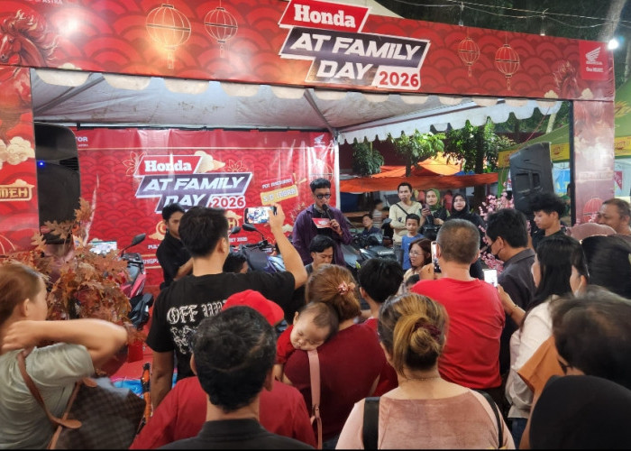 Berlangsung Meriah, Honda AT Family Day 2026 Astra Motor Sumsel Ramaikan Cap Go Meh Pulau Kemarau
