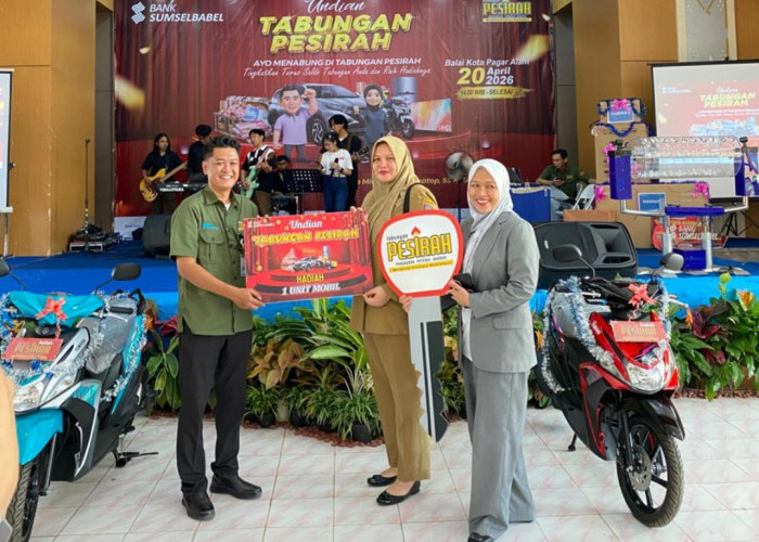 Balai Kota Pagar Alam Diramaikan Warga, Undian Tabungan Pesirah BSB Bikin Antusias Meledak