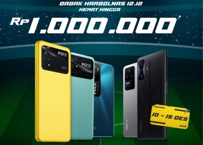 PromoInjuryTime Babak Harbolnas 12.12 Hadirkan Smartphone POCO dengan Chipset Snapdragon 8 Gen 1 dengan Harga 