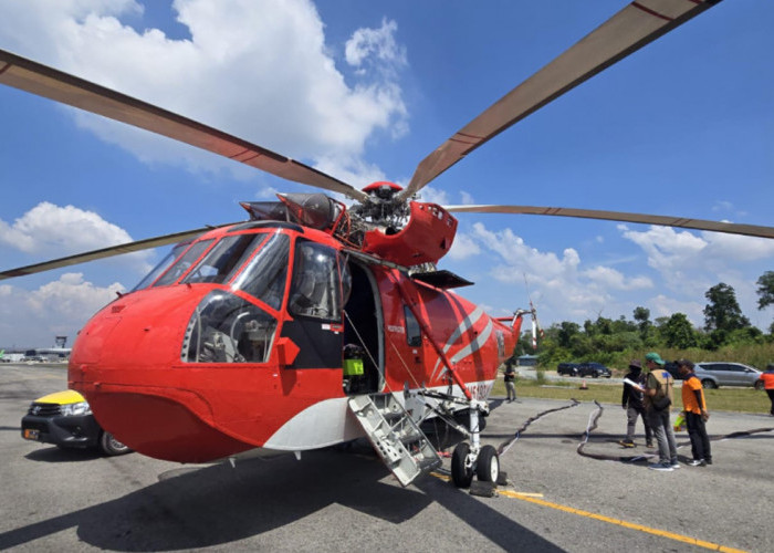 Masuk Puncak Kemarau, Sumsel Minta Tambahan 4 Helikopter Water Bombing