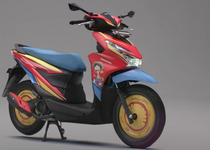 Viral,  AHM Luncurkan Honda Beat Edisi Spesial One Piece, Hadir dengan Smart Key dan Pelek Dop Tertutup